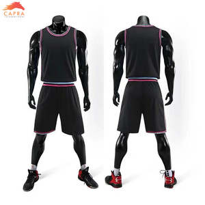 Ensembles d'uniformes de basketball personnalisés 100 % polyester, grandes tailles, respirants, antibactériens, séchage rapide, sans manches, unisexe, adulte - Product Image 6