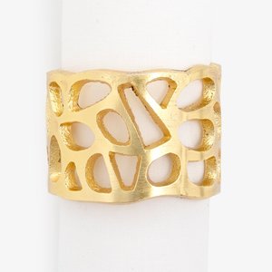 Handmade Aluminum Metal Napkin Ring Eco-Friendly <b>Wedding</b> Table Decor Luxury High Standard Quality <b>Tissue</b> Holder - Product Image 6