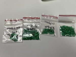 ธรรมชาติไม่ได้รับการสอบเทียบ2มิลลิเมตรถึง3มิลลิเมตรรอบที่มีคุณภาพดีแซมเบียมรกตจำนวนมากโดย Sadiya นานาชาติ - Product Image 4