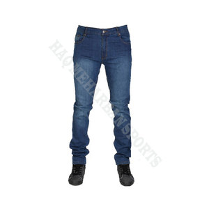 Pantalones Vaqueros HMS Biker Slim Casuales de Alta Calidad OEM Personalizados Rotos y Desgastados para Hombre en Denim Blanco Monkey para Estilo Western - Product Image 5