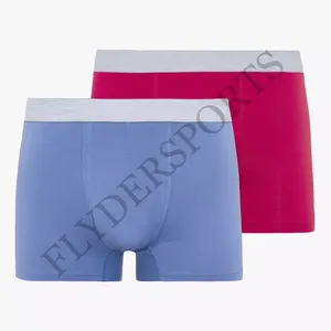 Calzoncillos Bóxer sexys para hombre, ropa interior Multicolor de alta elasticidad, Color sólido, negro, liso, rojo, 2021