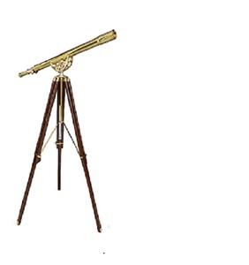 Cảng Thạc Sĩ Cổ Nickel Sàn Đứng Brass Kính Thiên Văn Bằng Gỗ Đứng Thanh Lịch Thiết Kế Cổ Điển Cho Thiên Văn Học Cuộc Phiêu Lưu Ngoài Trời - Product Image 3