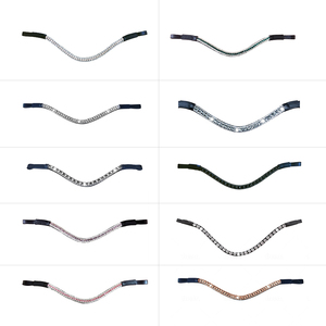 Cinchas de cristal hechas en cuero, productos ecuestres para montar a caballo, proveedor al por mayor - Product Image 3