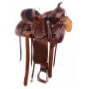 Selles de type anglais en cuir véritable durable de qualité supérieure ensemble de matériel d'équitation Western Horse Tack - Product Image 1
