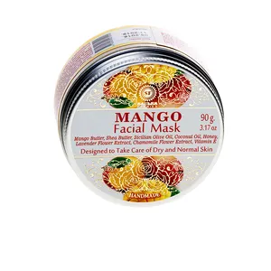 Yüz maskesi 90g Mango özel % 99% doğal maddeler en çok satan Premium koku hücresel yenileme özel etiket toptan