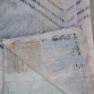 แคนธาวินเทจคุณภาพสูงที่มีดีไซน์สารีหลายชั้นและอุปกรณ์เย็บปักถักร้อยเฟอร์นิเจอร์ตกแต่งบ้านและออกแบบเสื้อผ้าใหม่โดยใช้ gudari - Product Image 5