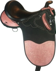 ชุดอานม้าสังเคราะห์พร้อมแผ่นบังเหียนพีวีซีที่มีเส้นรอบวงสีฟ้าดอลลาร์65 - Product Image 6