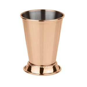 Haute qualité 400ml cuivre plaqué Mojito menthe Julep tasse conception supérieure pour les fêtes indien grossiste produit métallique - Product Image 3