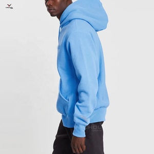 Sweats à capuche personnalisés de grande taille avec motif solide, broderie, tissu en tricot, caractéristique anti-rétrécissement - Product Image 2