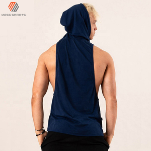 Chaleco Deportivo Personalizado MESS SPORTS de Alta Calidad para Hombre, Sin Mangas, de Secado Rápido, Transpirable, Ecológico, de Poliéster/Algodón, para Gimnasio y Entrenamiento - Product Image 2