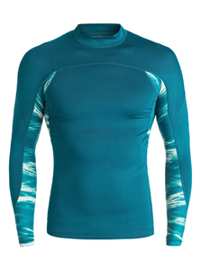Precio de fábrica de alta calidad para hombres Rash Guard Quick Dry Color sólido Sports Wear MMA Rash Guard para hombres - Product Image 4