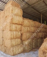 Fibres de coco compressées Arava MF001 de haute qualité pour l'agriculture et les produits caoutchoutés, humidité maximale 20%, origine Sri Lanka