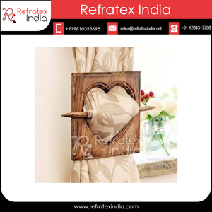 Fabricant indien d'embrasses de rideaux en bois, fournisseur en vrac et fabrication par réfractex inde fabriqué en inde pour la meilleure qualité - Product Image 3