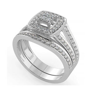 Achat en ligne de bagues de mode en or blanc 10 carats emballées à un prix avantageux - Product Image 1