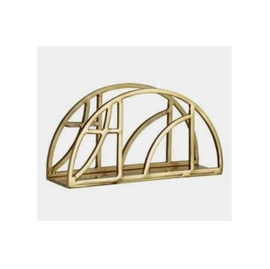 New Arrival Gold Color Napkin Holder With Superior Quality Customized Kitchenware Tissue Napkin Holder - Product Image 1