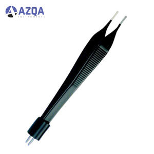 Pinzas Quirúrgicas Bipolares Antiadherentes Jansen de Acero Inoxidable, Pinzas Bipolares Europeas con Cable Reutilizable - Product Image 2