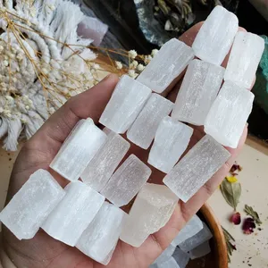 Wholesale Natural Selenite Stone Raw | Gemstone Raw |Crystals Chips Gravel Rough Stone | From India.