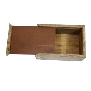 Elegant Wooden Urns Wood Pet Paw Print Cremation mango Funeral Urn Keepsake Cremation Urns <b>for</b> Human <b>Ashes</b> - Product Image 5