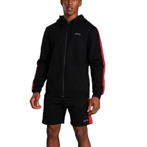 Conjunto Deportivo Cómodo de Alta Calidad para Hombre, Sudadera con Capucha y Pantalones Deportivos de Algodón con Estampado de Camuflaje, Estilo Moderno - Product Image 1