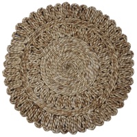 Nouveau tapis tressé à la main en jute et sisal, design étoile, personnalisable, ignifuge, adapté aux animaux domestiques, pour camping, voyage, maison, hôtel, fait main, lavable