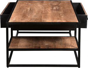 Table basse de style industriel et moderne en bois, Table classique, de qualité supérieure, vente en gros, 1 pièce - Product Image 4