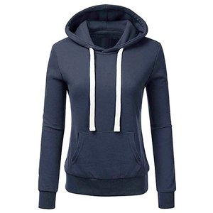 OEM Women's Plain Hooded Sweatshirt Winter Hoodies <b>Jumper</b> Tops <b>Pullover</b> Plus Size - Product Image 3