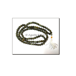 Jap Mala pour la prière, Onyx noire à facettes - Product Image 2