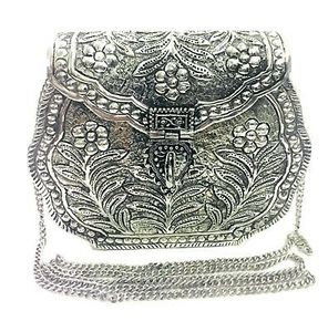 ที่กำหนดเองทำด้วยมือขัดสูงที่สวยงามที่กำหนดเองแม่ของมุกกระเป๋าถือแฟชั่นสำหรับผู้หญิงจากอินเดีย, - Product Image 4