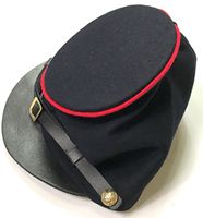 Visera Personalizable de Alta Calidad con Diseño Confederado Estadounidense CS OEM, Gorras Kepi Unisex de Reproducción Americana