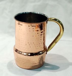 Hammered Copper Polished Round Shape Metal Coffee and Tea <b>Marvelous</b> Design Metal Copper Tea and Coffee <b>Mug</b> in Indian - Product Image 6