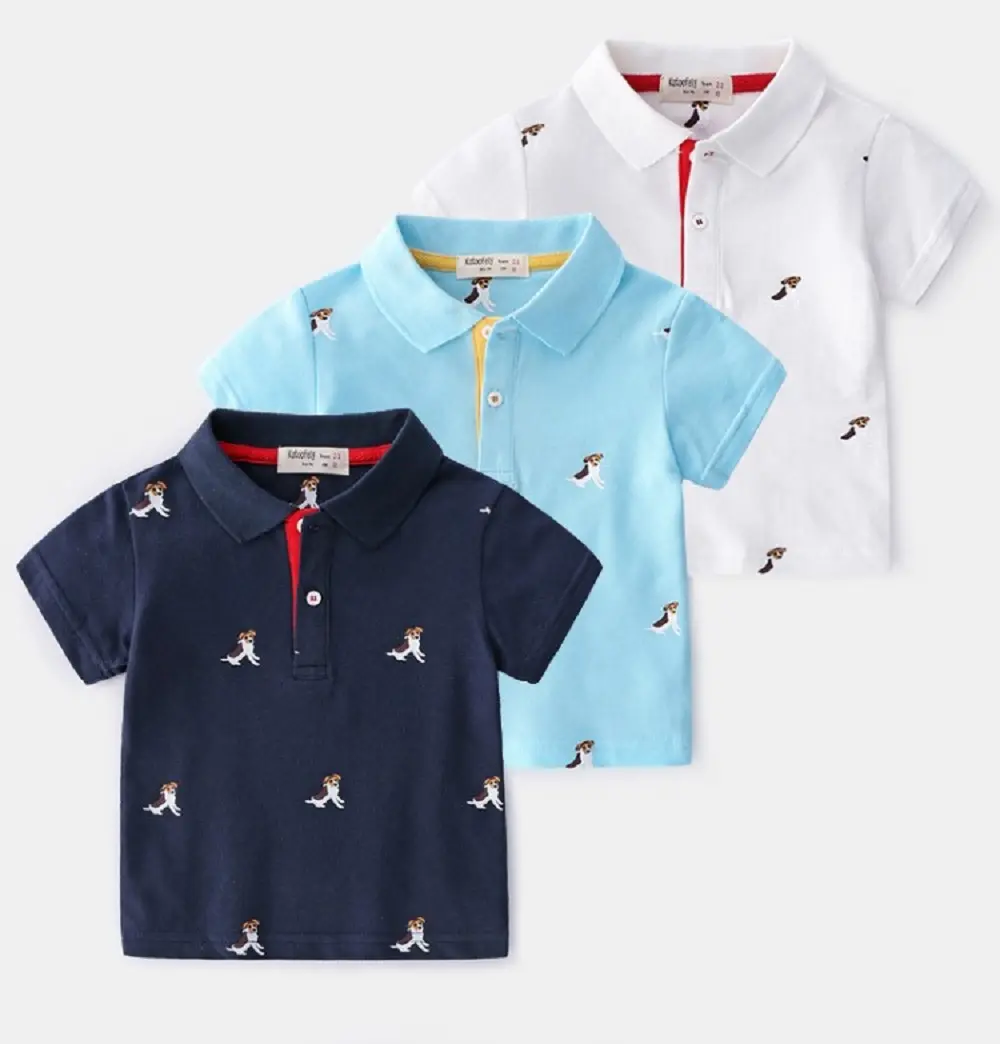 2021 Hot Sale Kids Printed Polo Shirts, Boys Polo Shirt and Kids polo Shirt Manufacturer from Bangladesh