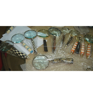 Thiết kế khác nhau lớn kim loại cầm tay Reading Magnifier Magnifier với ống kính đứng ở mức giá thấp nhất - Product Image 3