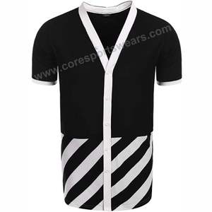 Conjunto de uniforme de béisbol de equipo de alta calidad, uniforme de sublimación para hombres, mujeres, uso de Softbol Juvenil, diseño de tira, uniformes de béisbol - Product Image 1