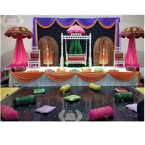 Traditional Indian Style <b>Mehndi</b> Stage Setup Asian Wedding <b>Mehndi</b> Stage Setup Muslim Wedding Sangeet & <b>Mehndi</b> Stage - Product Image 1