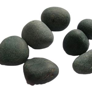 Galets de rivière MMArt de haute qualité, pierres naturelles, rugueuses, lisses, noires, polies, non polies, garantie 5 ans pour une utilisation en extérieur, en vente - Product Image 2