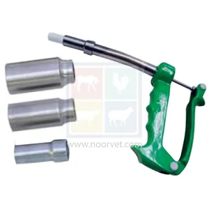 Aplicador de Bolus RFID de 12 mm, Bolus para Ovejas, Acero Cromado, Instrumento Veterinario para Ganado y Animales Grandes - Product Image 1