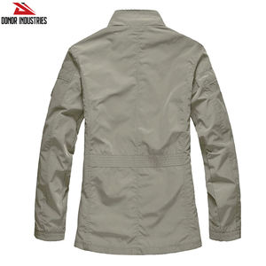 Chaqueta Cortavientos Entallada con Botones para Hombre, Estilo Casual y Moderno 2026 - Product Image 2