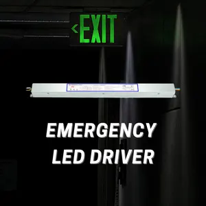 Skinny 8W LED acil aydınlatma paketi DC yedekleme