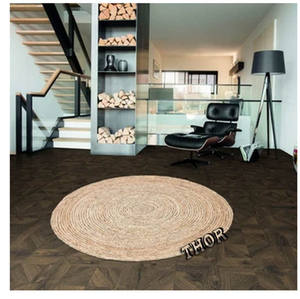 Alfombra de yute de Color Natural, hecha a mano, para interior, exterior y sala de estar, dormitorio/baño, artículo de decoración - Product Image 4