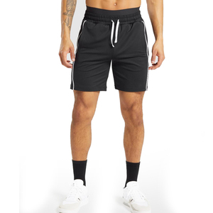 Wholesale Cheap Factory Price New Arrival Double <b>Layers</b> Casual <b>Mid</b> Breathable 100% Cotton Men Training Shorts Drawstring Closure - Product Image 3