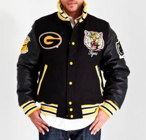 Veste universitaire en laine/polyester respirante écologique personnalisée BOBBIN INDUSTRIES pour hommes, manteau d'hiver grande taille avec col montant - Product Image 5