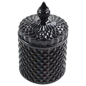 Vela de cera de soja para decoración del hogar, tarro de cera para almacenamiento de vidrio, diseño de decoración interior, varios colores - Product Image 1