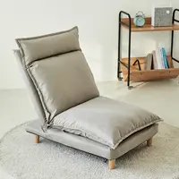 Sofá de tecido com design moderno coreano, cadeira de tecido bege com sofá dobrável único conjuntos de sala de estar sofá conversível
