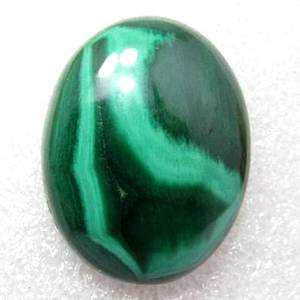 หินอัญมณีทรงวงรีมาลาไคต์ทรงหลวมวัสดุทำเครื่องประดับธรรมชาติที่น่าทึ่ง - Product Image 2