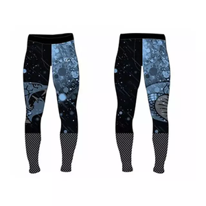 Mallas deportivas de satén de alta calidad personalizadas para mujer estilo informal transpirable con logotipo en la cintura sublimado - Product Image 2