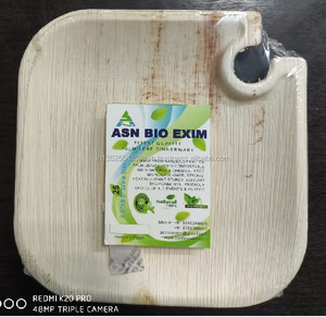 Cuencos de hoja de palma Areca desechables ecológicos, duraderos, bellamente grabados, platos para acampar, platos inspirados en un diseño sostenible - Product Image 5