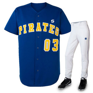 Uniforme de Béisbol Transpirable de Alta Calidad para Venta al Por Mayor, Personalizable con Nombre de Equipo, Marca Deportiva - Product Image 4