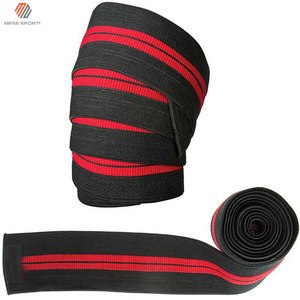ผ้าพันเข่าออกกำลังกายแบบใหม่ ลายพราง ดีไซน์ OEM ผลิตตามสั่ง ทำจากผ้าฝ้าย สำหรับยกน้ำหนัก เสริมสร้างความแข็งแรง ฟิตเนส ออกกำลังกาย รองรับการยกน้ำหนักเพาเวอร์ลิฟติ้ง - Product Image 2