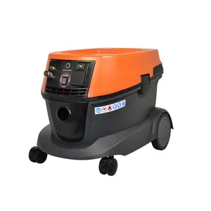 Dust extractor with manual vacuuming