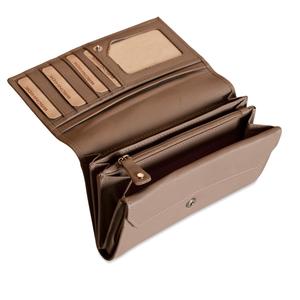 Billetera de cuero PU para mujer, monedero de alta calidad, precio barato, último diseño - Product Image 1